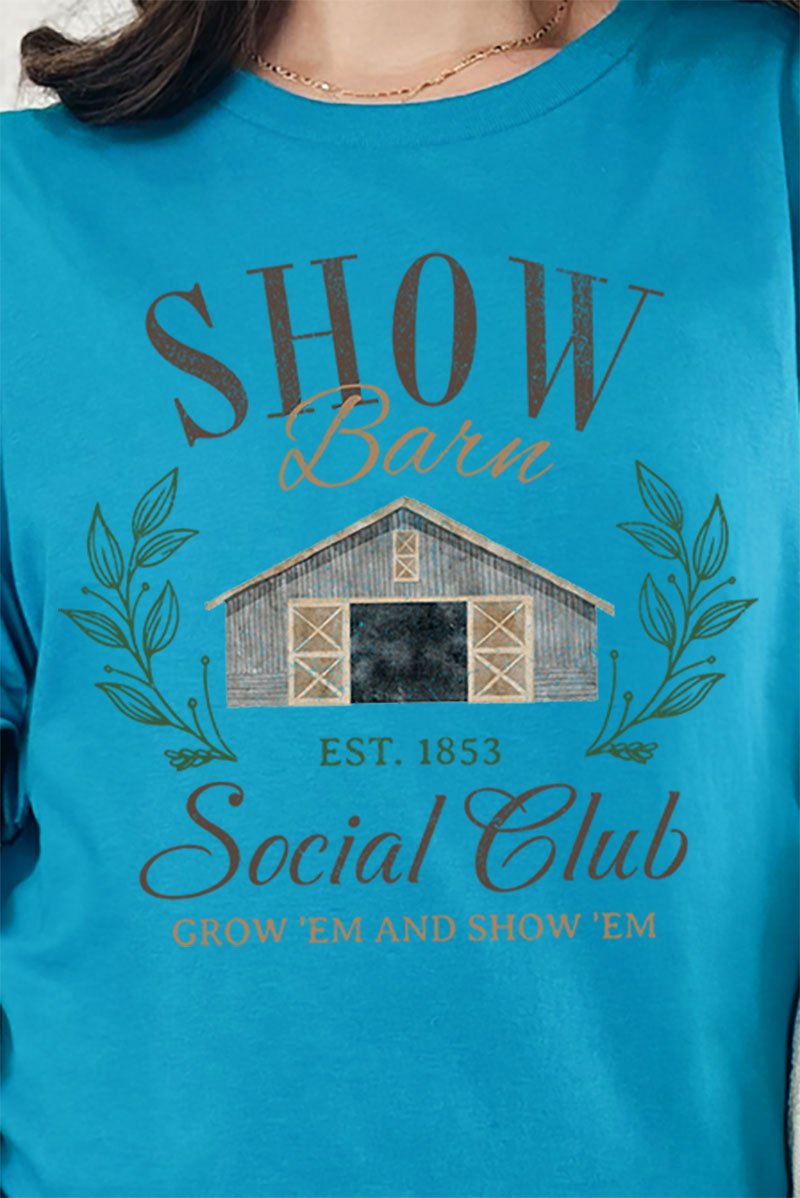 Show Barn Social Club Short Sleeve Relaxed Fit T - Shirt - Wholesale Accessory Market