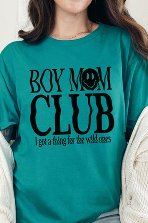 Wavy Boy Mom Club Short Sleeve Relaxed Fit T-Shirt - Wholesale Accessory Market