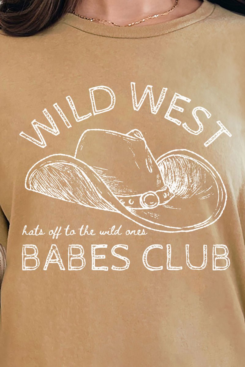 Wild West Babes Club Short Sleeve Relaxed Fit T - Shirt - Wholesale Accessory Market