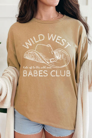 Wild West Babes Club Short Sleeve Relaxed Fit T - Shirt - Wholesale Accessory Market