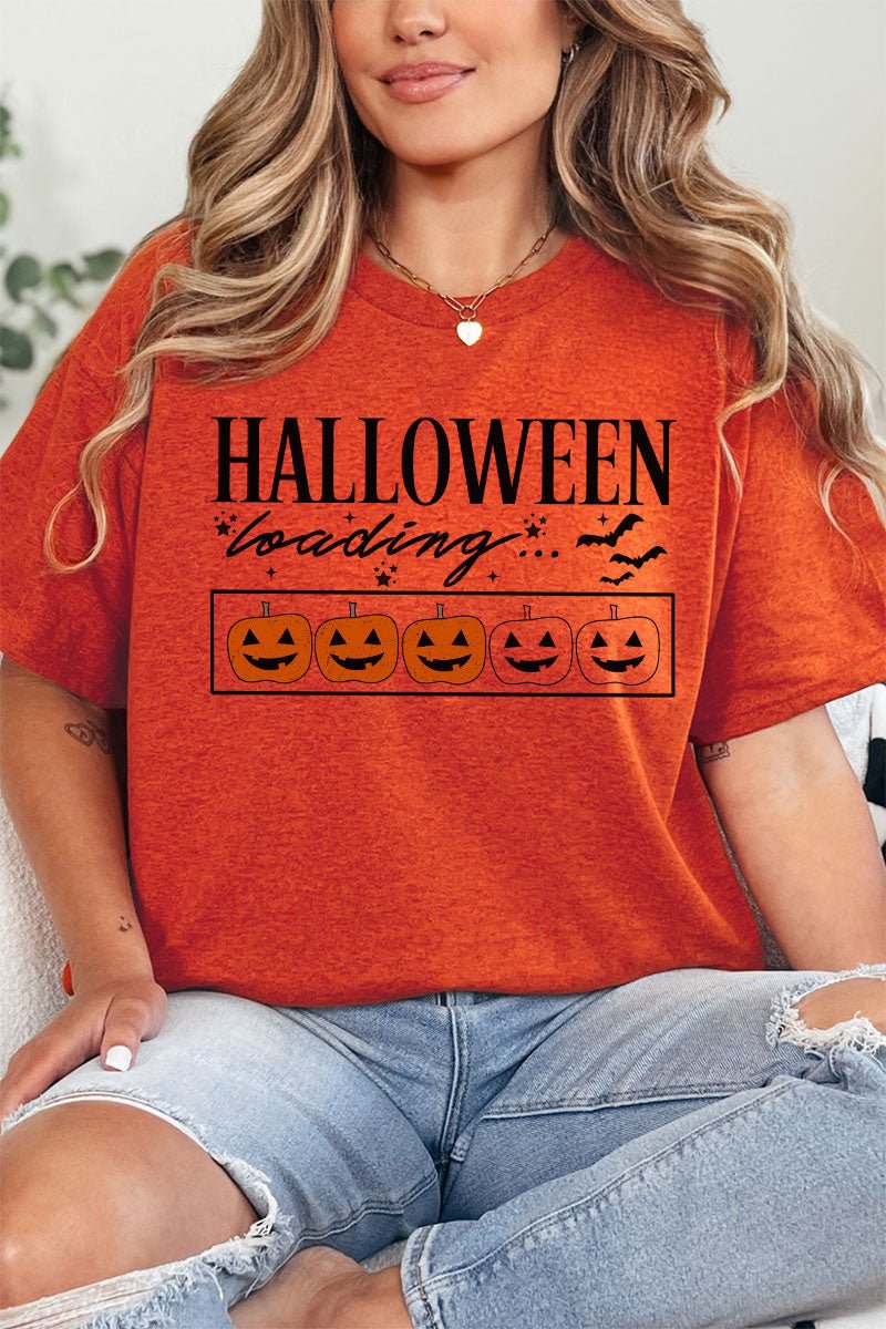 Halloween Loading Short Sleeve Relaxed Fit T - Shirt - Wholesale Accessory Market