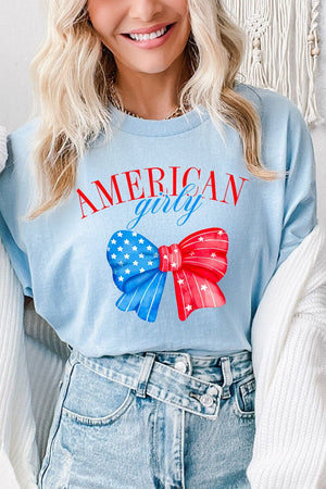 American Girly Short Sleeve Relaxed Fit T-Shirt - Wholesale Accessory Market