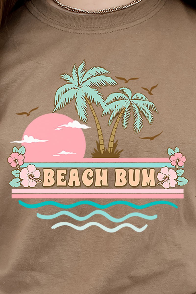 Beach Bum Short Sleeve Relaxed Fit T-Shirt - Wholesale Accessory Market