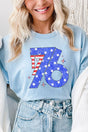 Glitter 1776 Short Sleeve Relaxed Fit T-Shirt - Wholesale Accessory Market