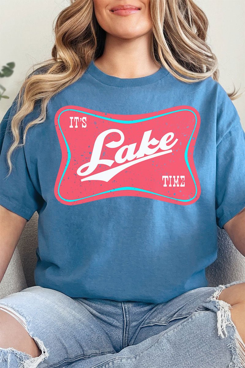 It's Lake Time Short Sleeve Relaxed Fit T-Shirt - Wholesale Accessory Market