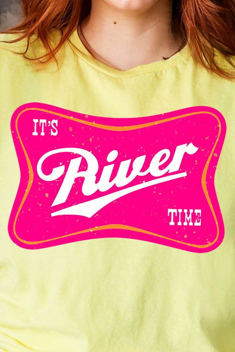 It's River Time Short Sleeve Relaxed Fit T-Shirt - Wholesale Accessory Market