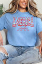 Star Spangled Bow Short Sleeve Relaxed Fit T-Shirt - Wholesale Accessory Market