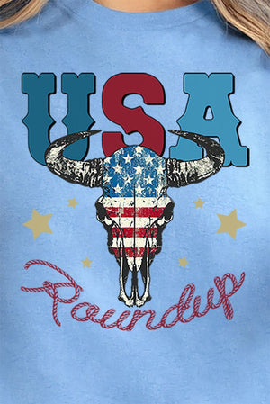 USA Roundup Steer Short Sleeve Relaxed Fit T-Shirt - Wholesale Accessory Market