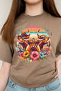 Western Highland Cow Trio Short Sleeve Relaxed Fit T - Shirt - Wholesale Accessory Market