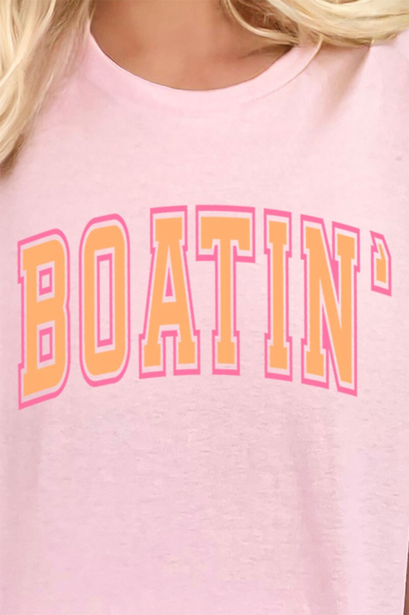 Boatin' Short Sleeve Relaxed Fit T-Shirt - Wholesale Accessory Market