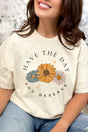 Daisies Have The Day You Deserve Short Sleeve Relaxed Fit T - Shirt - Wholesale Accessory Market