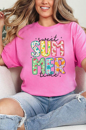 Sweet Summertime Short Sleeve Relaxed Fit T - Shirt - Wholesale Accessory Market