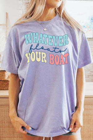 Whatever Floats Your Boat Short Sleeve Relaxed Fit T - Shirt - Wholesale Accessory Market