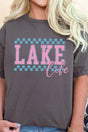 Checkered Lake Life Short Sleeve Relaxed Fit T - Shirt - Wholesale Accessory Market