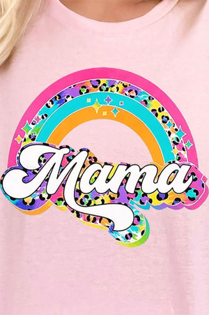 Colorful Rainbow Mama Short Sleeve Relaxed Fit T-Shirt - Wholesale Accessory Market