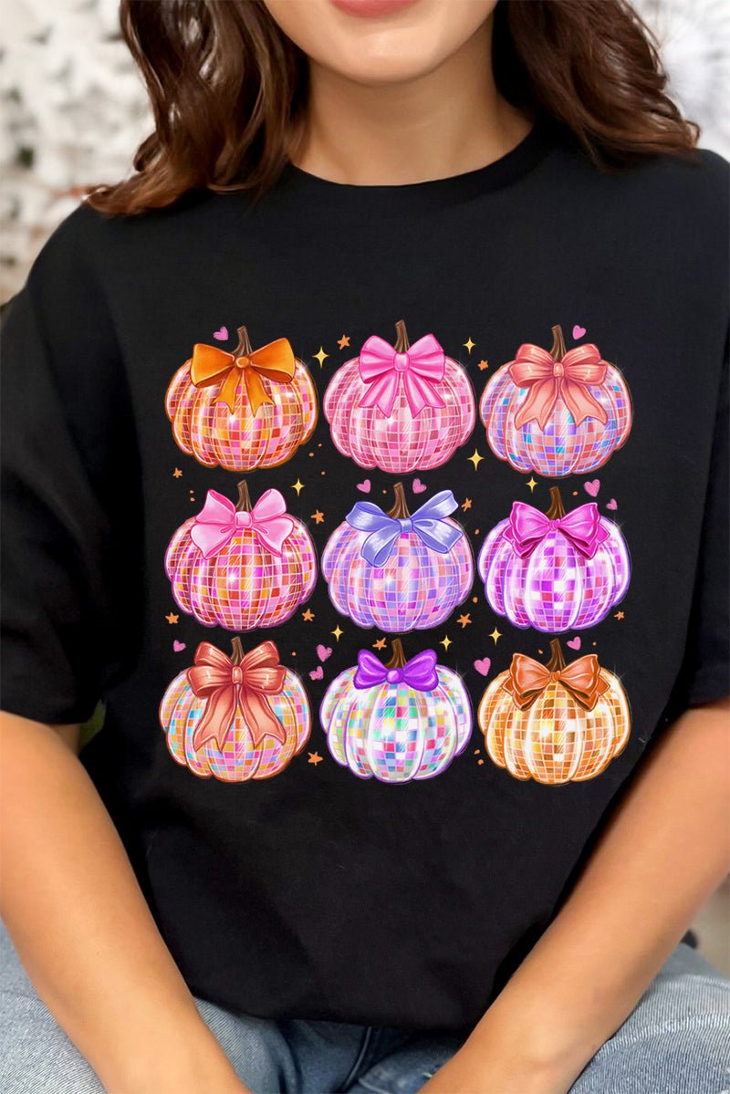 Disco Pumpkin Bunch Short Sleeve Relaxed Fit T-Shirt - Wholesale Accessory Market