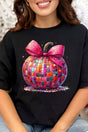 Multi - Color Disco Pumpkin Short Sleeve Relaxed Fit T - Shirt - Wholesale Accessory Market