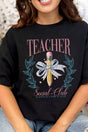 Teacher Social Club Short Sleeve Relaxed Fit T-Shirt - Wholesale Accessory Market