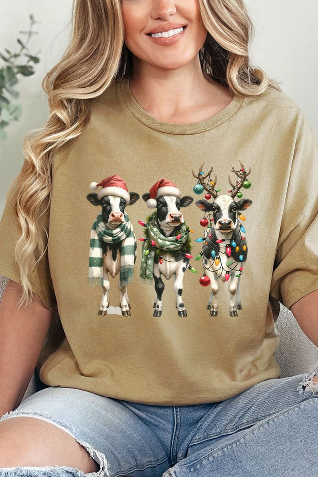 Christmas Moosical Short Sleeve Relaxed Fit T-Shirt - Wholesale Accessory Market