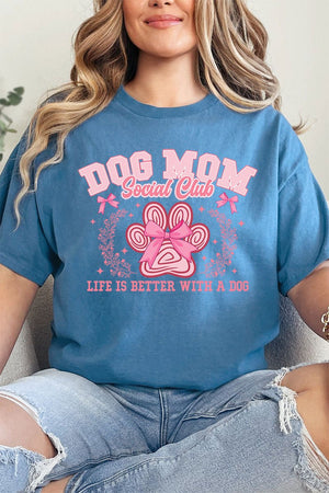 Dog Mom Social Club Short Sleeve Relaxed Fit T - Shirt - Wholesale Accessory Market