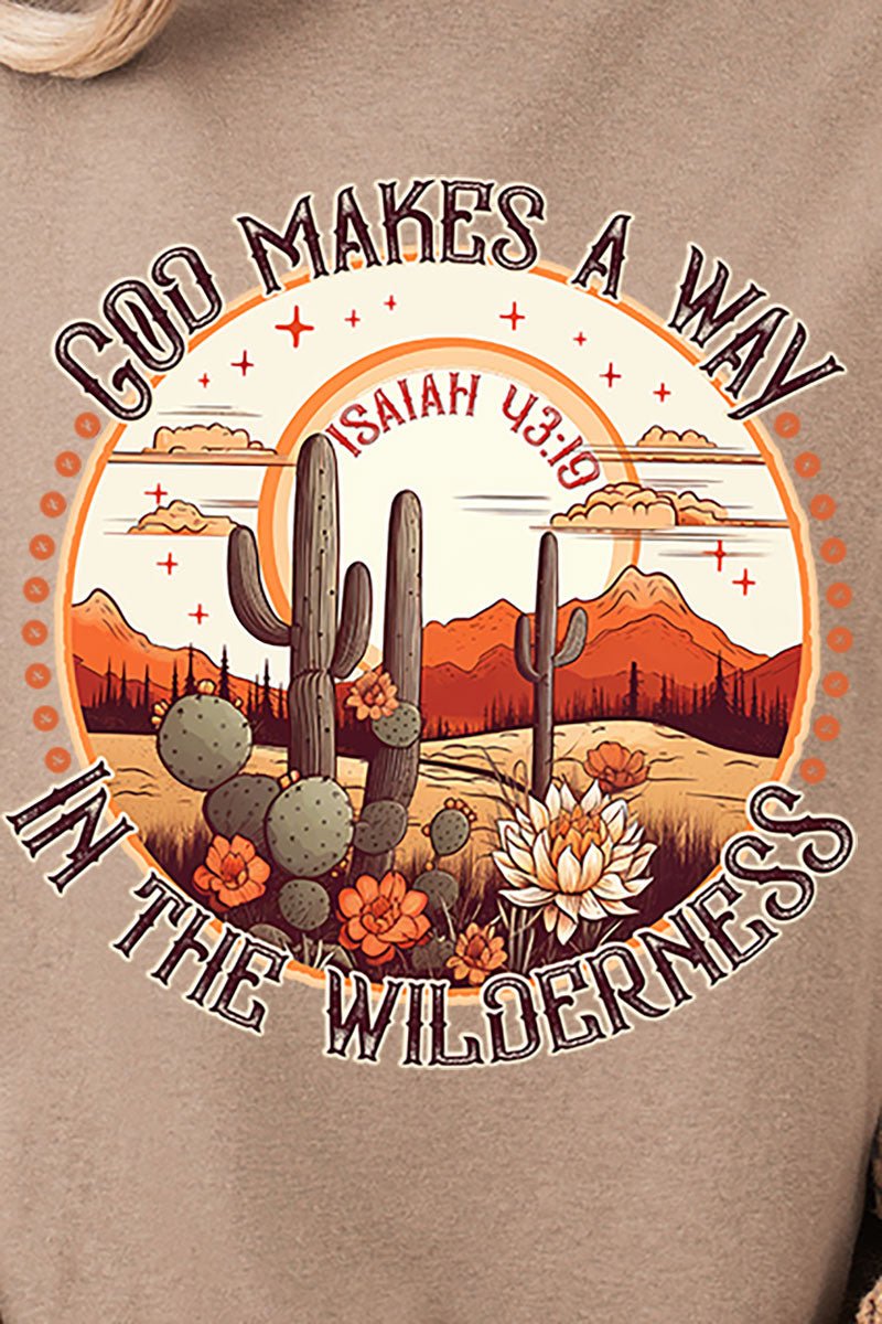 God Makes A Way Short Sleeve Relaxed Fit T-Shirt - Wholesale Accessory Market