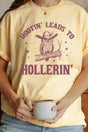 Owl Hootin' Leads To Hollerin' Short Sleeve Relaxed Fit T-Shirt - Wholesale Accessory Market