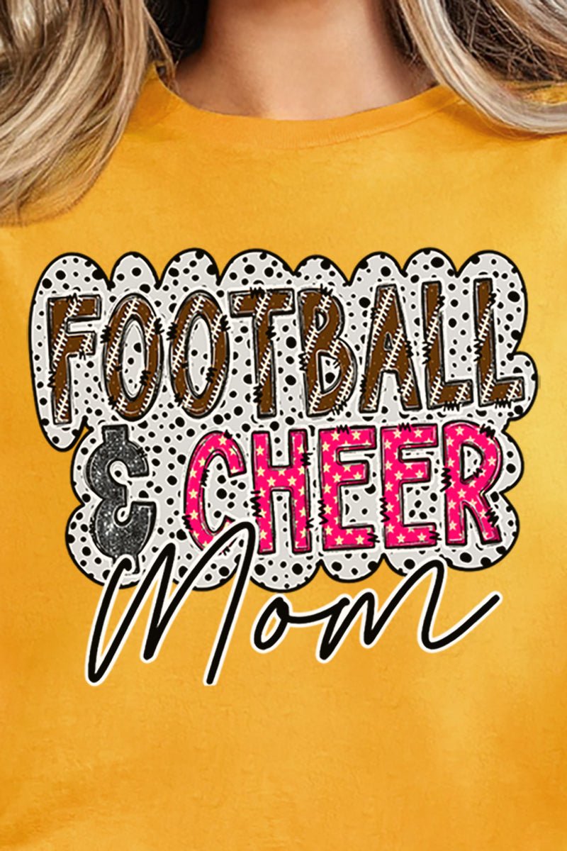 Dalmatian Dots Football & Cheer Mom Short Sleeve Relaxed Fit T - Shirt - Wholesale Accessory Market