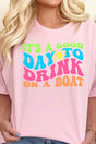 Good Day To Drink On A Boat Short Sleeve Relaxed Fit T-Shirt - Wholesale Accessory Market