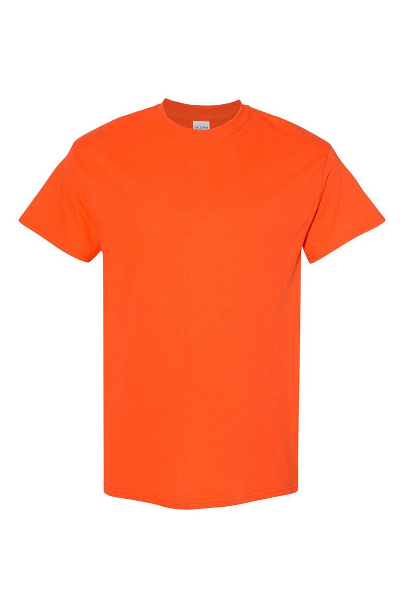 Orange Checkered Game Day Short Sleeve Relaxed Fit T - Shirt - Wholesale Accessory Market