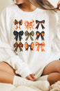 Halloween Coquette Bows Heavy Cotton Long Sleeve Adult T-Shirt - Wholesale Accessory Market