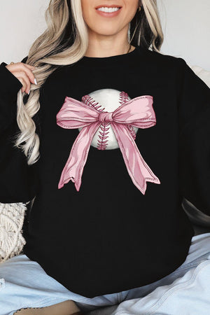 Baseball Bows Unisex NuBlend Crew Sweatshirt - Wholesale Accessory Market