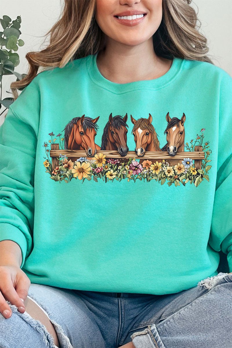 Blooming Hooves Unisex NuBlend Crew Sweatshirt - Wholesale Accessory Market