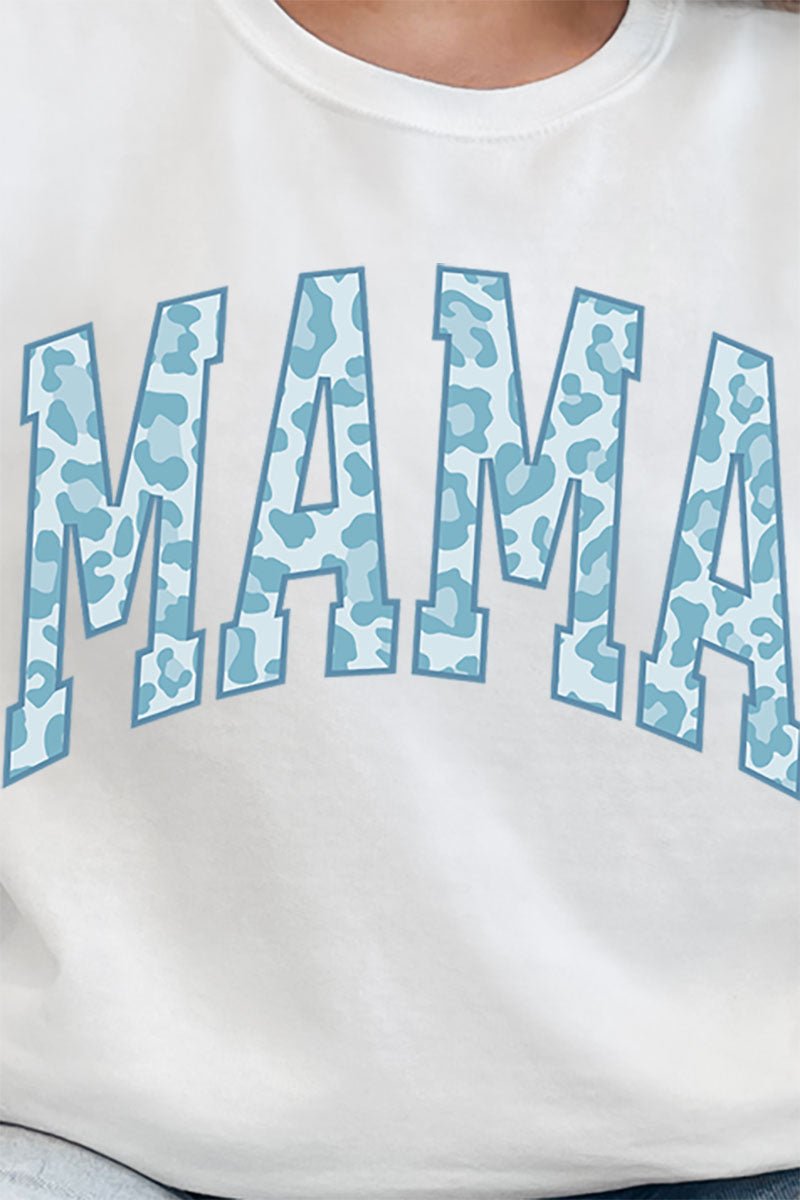 Blue Leopard Mama Unisex NuBlend Crew Sweatshirt - Wholesale Accessory Market