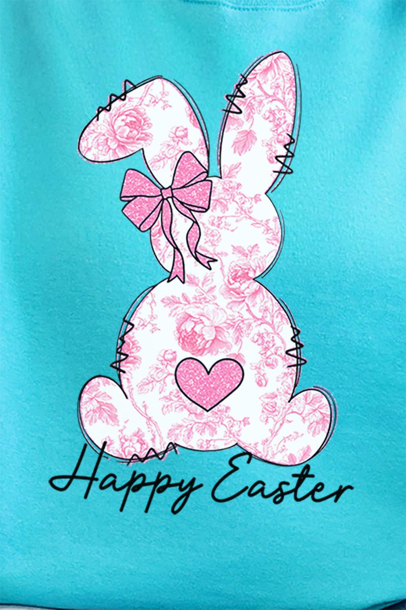 Blush Bunny Happy Easter Unisex NuBlend Crew Sweatshirt - Wholesale Accessory Market