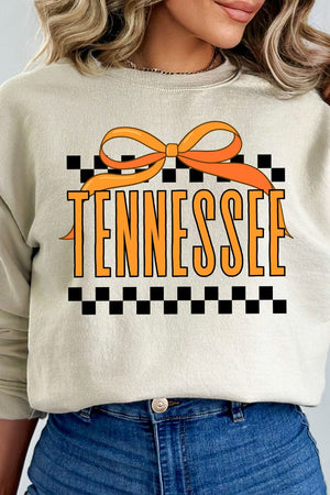 Bow Tennessee Check Unisex NuBlend Crew Sweatshirt - Wholesale Accessory Market