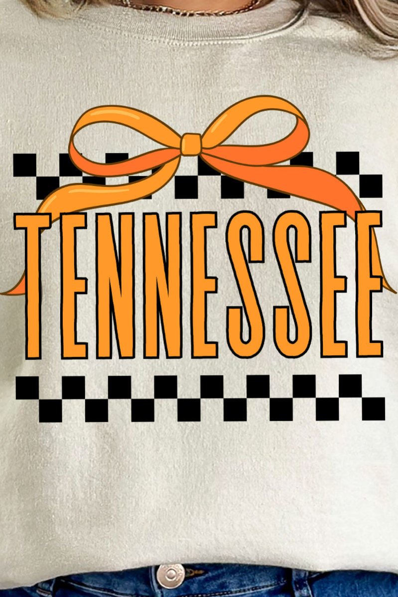 Bow Tennessee Check Unisex NuBlend Crew Sweatshirt - Wholesale Accessory Market