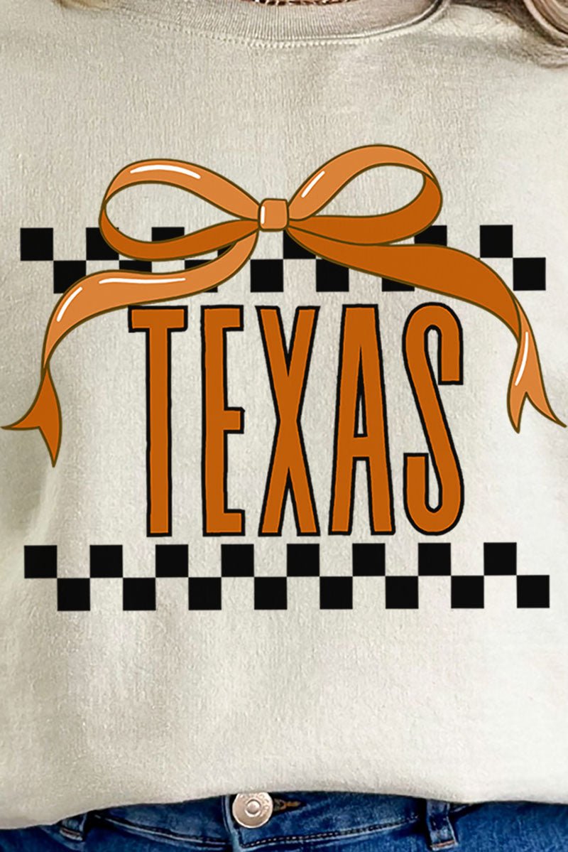 Bow Texas Check Unisex NuBlend Crew Sweatshirt - Wholesale Accessory Market