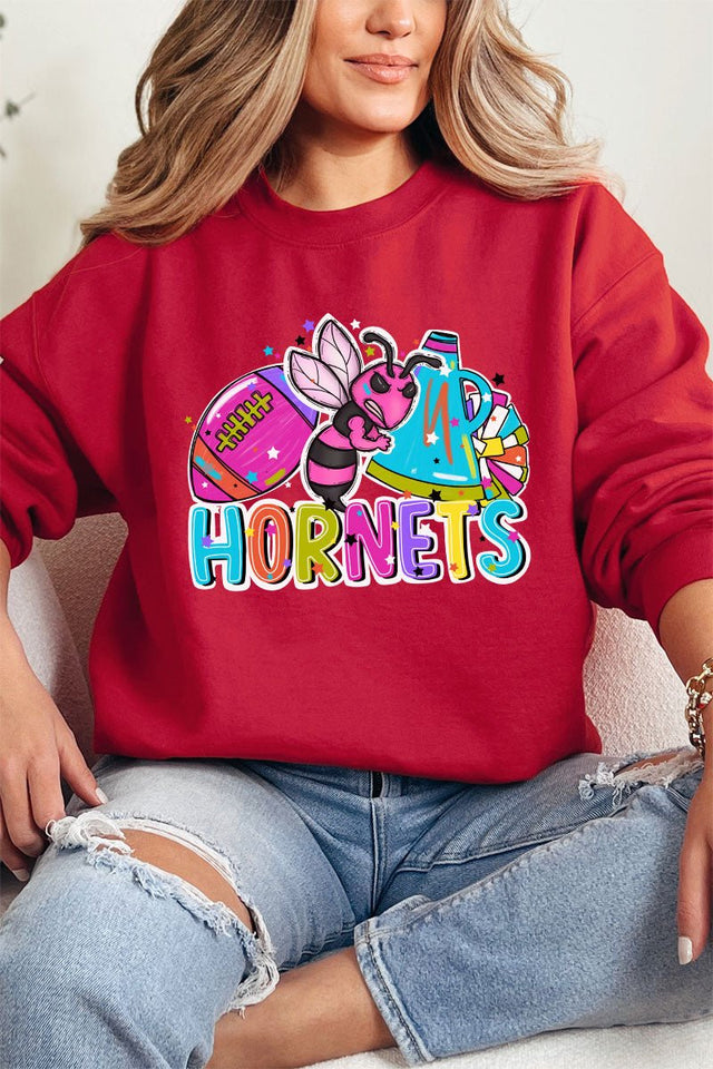 Bright Hornets Colorful Unisex NuBlend Crew Sweatshirt - Wholesale Accessory Market