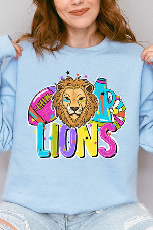 Bright Lions Colorful Unisex NuBlend Crew Sweatshirt - Wholesale Accessory Market