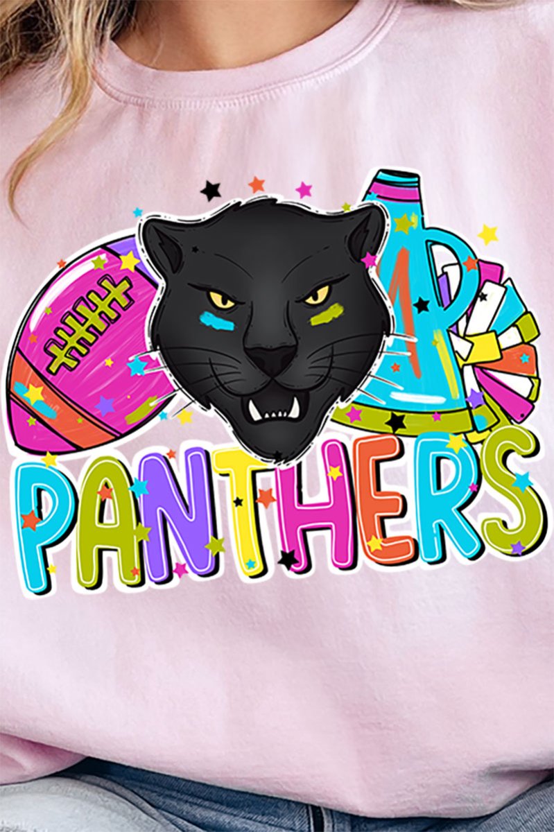 Bright Panthers Colorful Unisex NuBlend Crew Sweatshirt - Wholesale Accessory Market