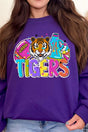 Bright Tigers Colorful Unisex NuBlend Crew Sweatshirt - Wholesale Accessory Market