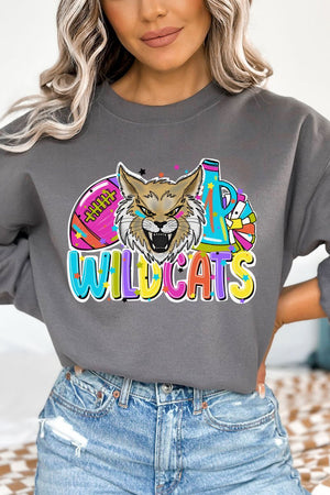 Bright Wildcats Colorful Unisex NuBlend Crew Sweatshirt - Wholesale Accessory Market