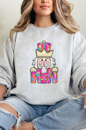 Brushed Colorful Nutcracker NuBlend Crew Sweatshirt - Wholesale Accessory Market