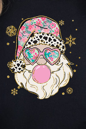 Bubble Preppy Blossom Santa Unisex NuBlend Crew Sweatshirt - Wholesale Accessory Market