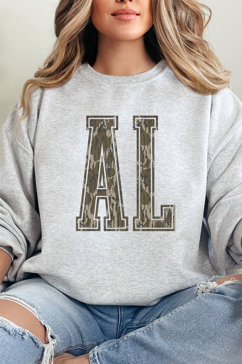 Camo AL Unisex NuBlend Crew Sweatshirt - Wholesale Accessory Market