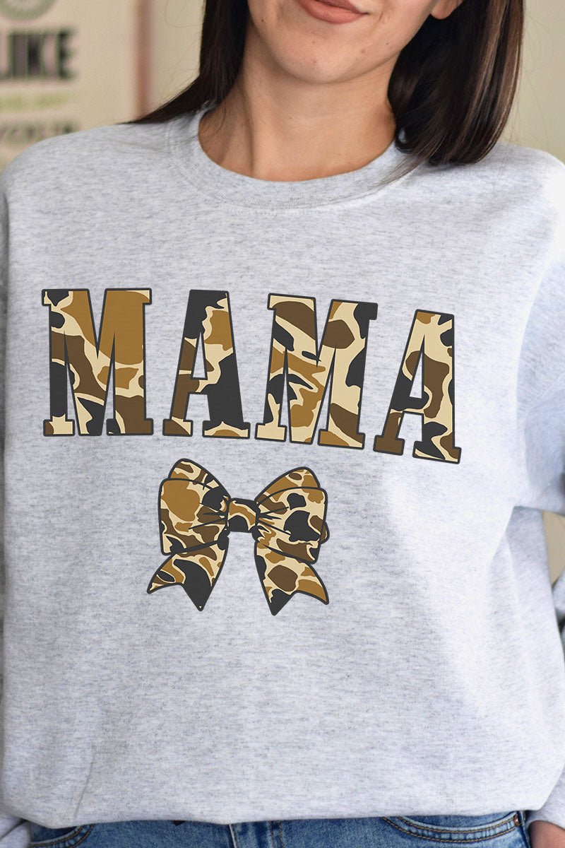 Camo Coquette Mama Unisex NuBlend Crew Sweatshirt - Wholesale Accessory Market