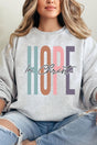 Colorblock Hope In Christ Unisex NuBlend Crew Sweatshirt - Wholesale Accessory Market