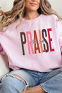 Colorblock Praise The Lord Unisex NuBlend Crew Sweatshirt - Wholesale Accessory Market