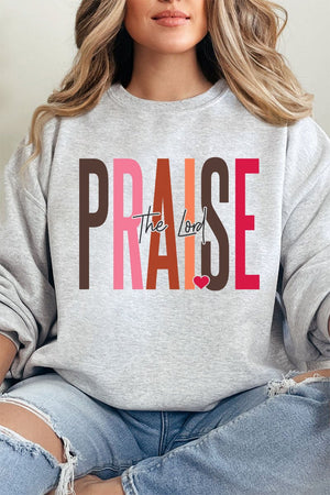 Colorblock Praise The Lord Unisex NuBlend Crew Sweatshirt - Wholesale Accessory Market