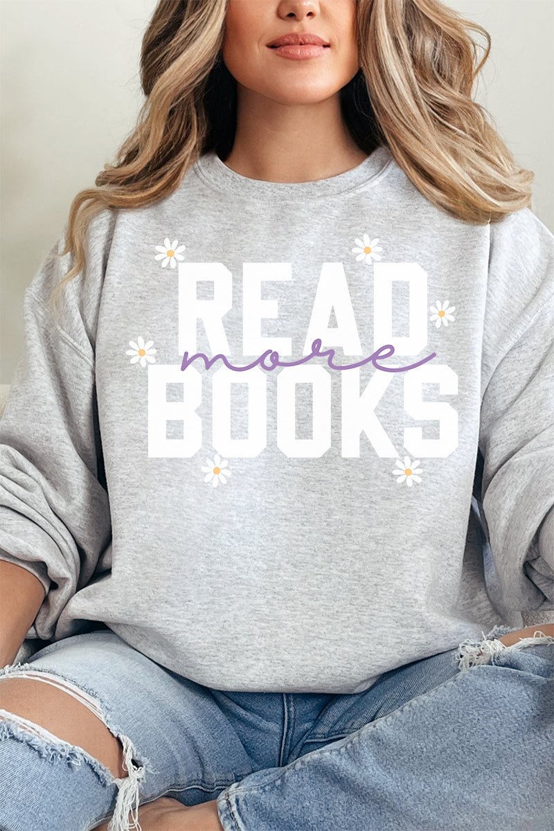 Daisy Read More Books Unisex NuBlend Crew Sweatshirt - Wholesale Accessory Market